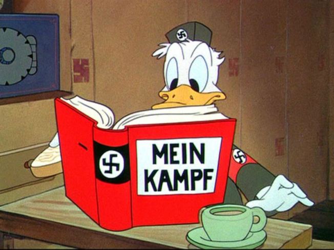 Pato-Donald-Nazista
